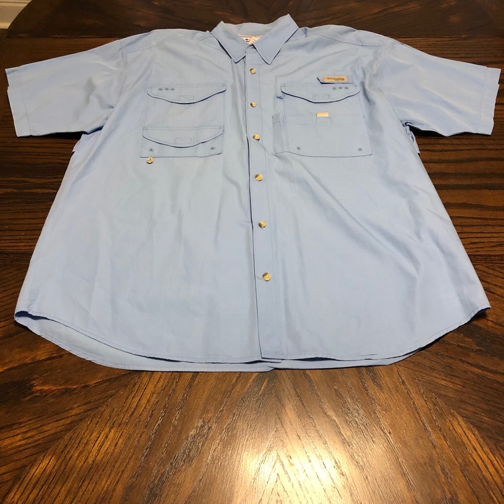 Columbia PFG Vented Short Sleeve Shirt Large